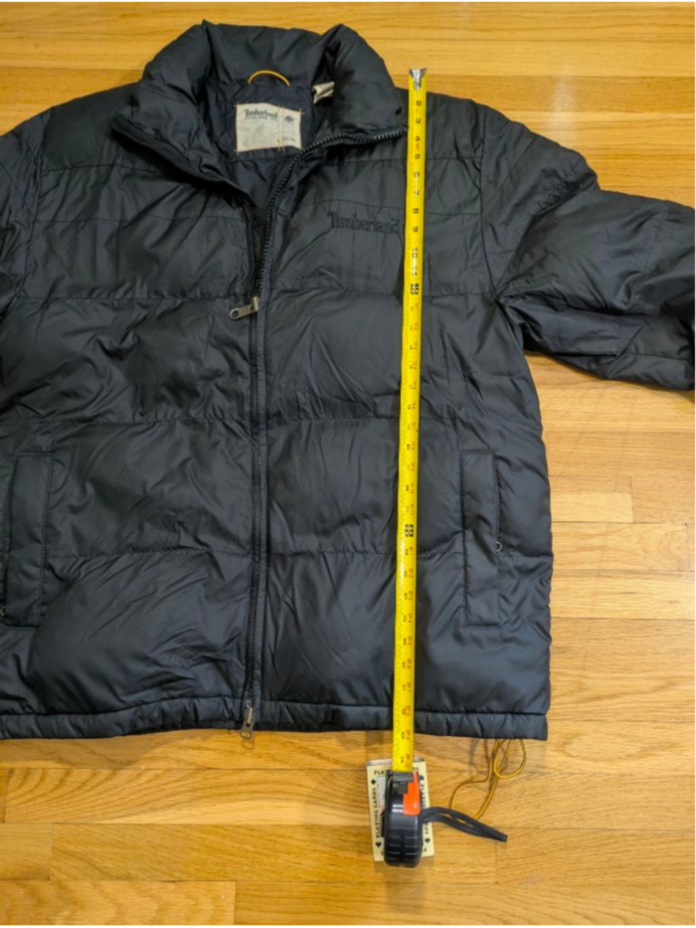 Timberland Black Puffer Jacket Large - Picture 11 of 15